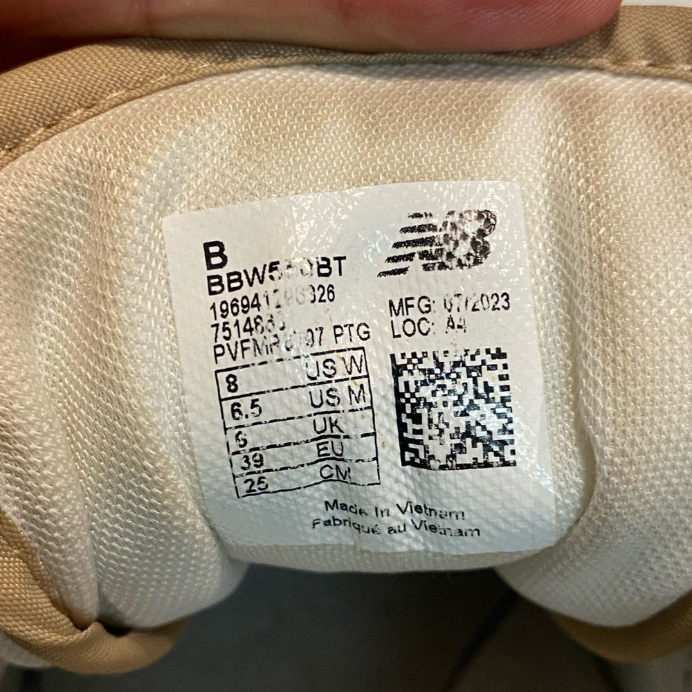 NEW BALANCE 550 White License Colorway Sneakers Retro Dad 90s Womens 8 Mens 6.5 - Picture 10 of 15